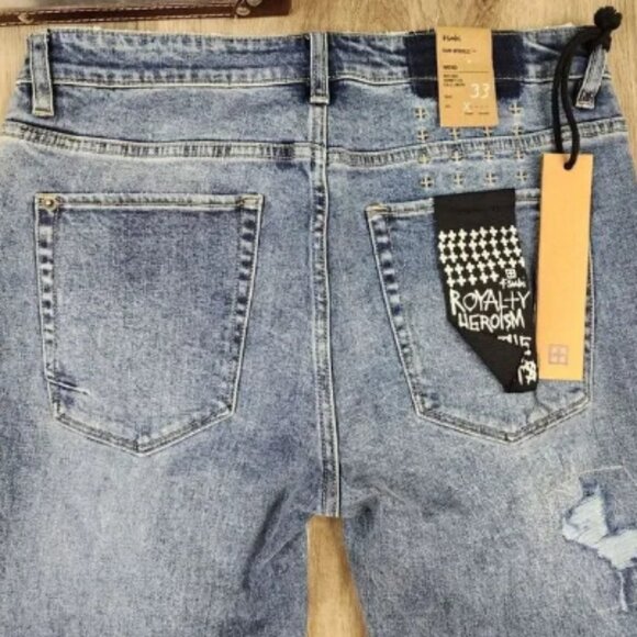 Ksubi Van Winkle Runaway Mid Rise Skinny Leg Jeans size 33 - Picture 5 of 8